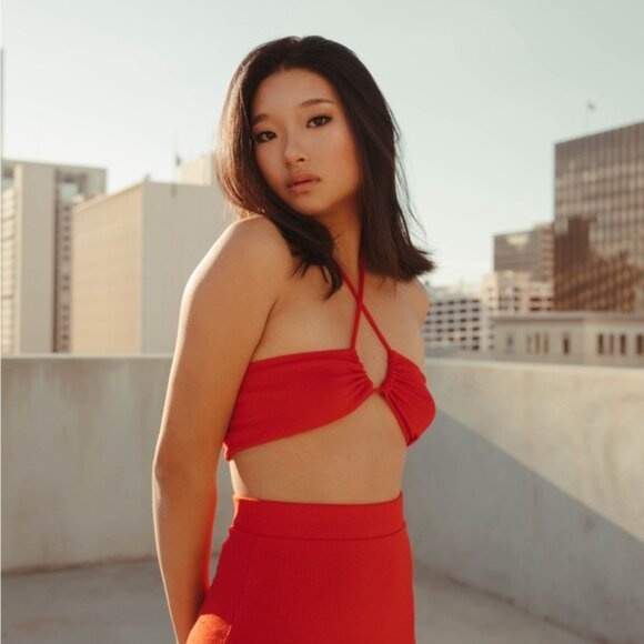 Red two piece set - Picture 5 of 6